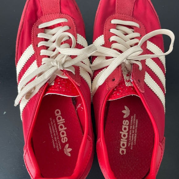 Adidas Women's Red SL 72 OG Sneakers US Size 6 Originals Tennis Shoes Trainers - Picture 4 of 8